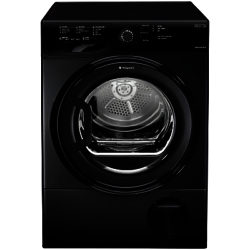 Hotpoint TCFS83BGK Condenser Tumble Dryer, 8kg Load, B Energy Rating, Black